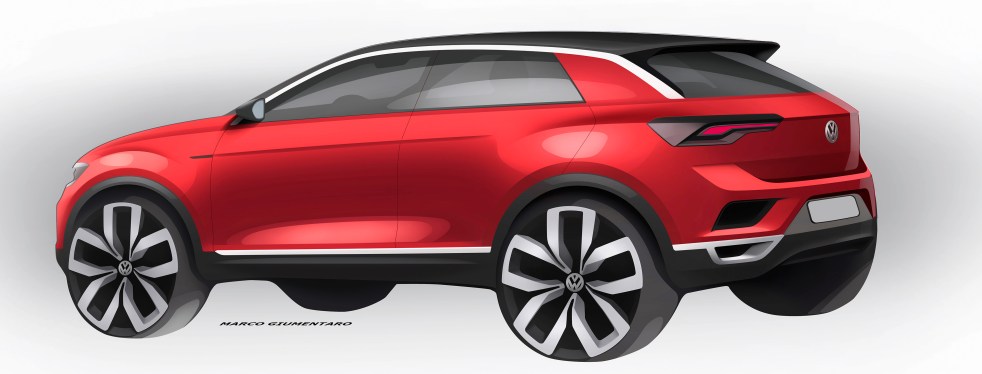 T-Roc concept sketch 3