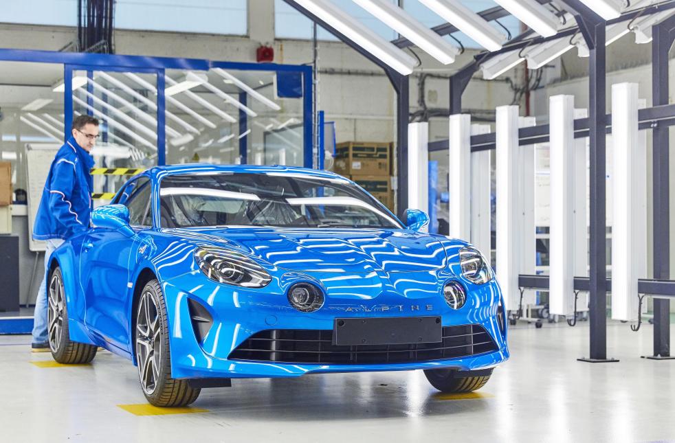 Groupe Renault inaugurates new Alpine A110 production line in Dieppe (1)