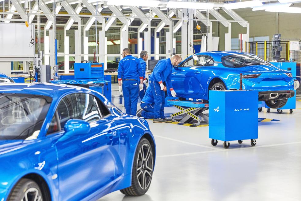 Groupe Renault inaugurates new Alpine A110 production line in Dieppe (11)