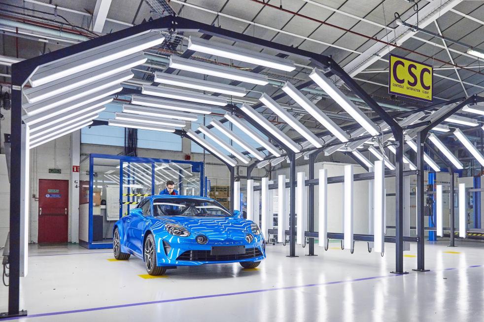 Groupe Renault inaugurates new Alpine A110 production line in Dieppe (9)