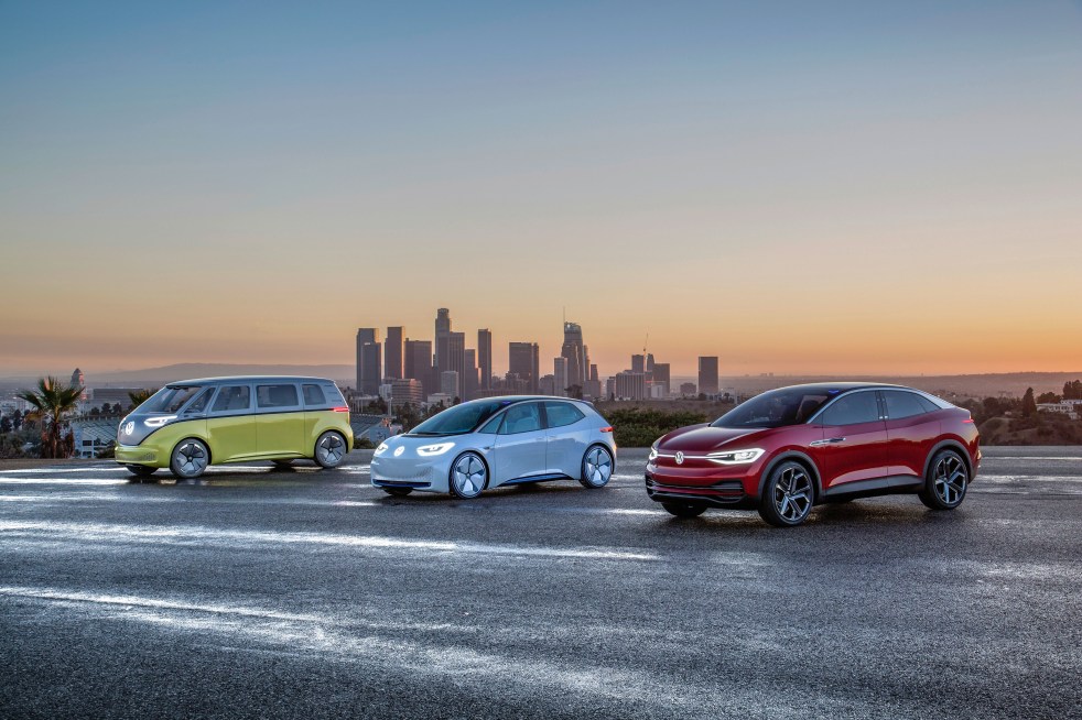 Die I.D.-Familie von Volkswagen auf der Los Angeles Auto Show 2017