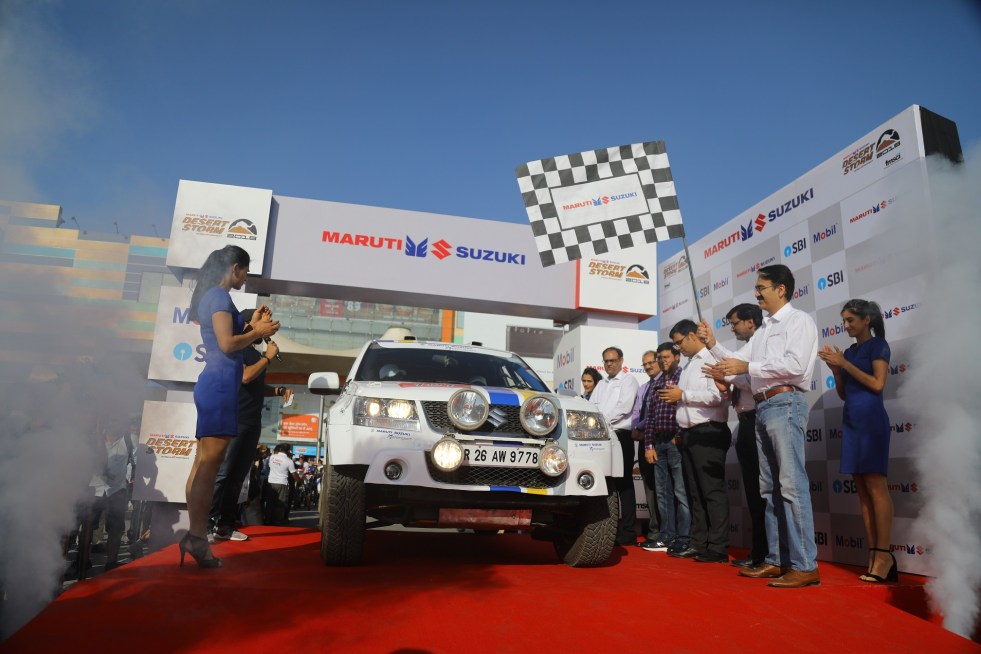 Maruti Suzuki Desert Storm Flagged off from Noida 1
