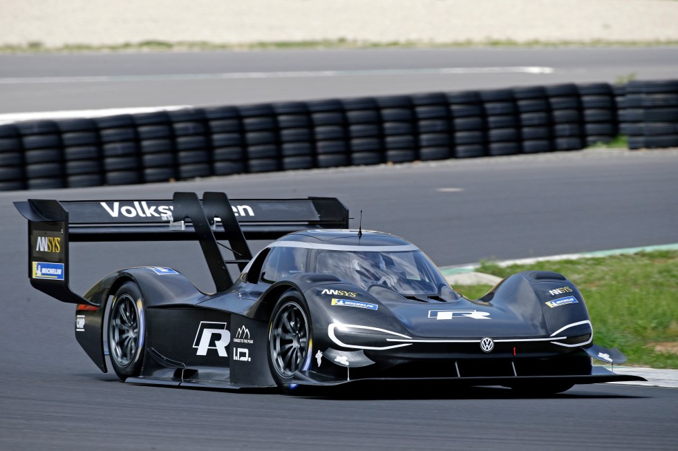 First rollout of the Volkswagen I.D. R Pikes Peak in Alés (F)