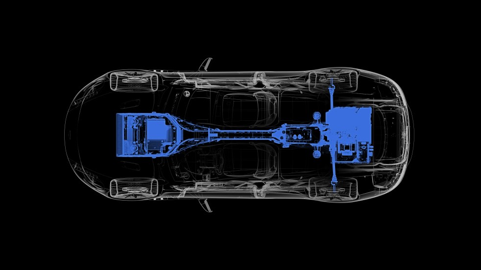 Rapide E - Powertrain Diagram