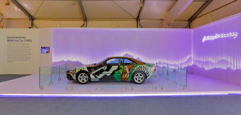 03 image the 14th bmw art car on exclusive display at the india art fair