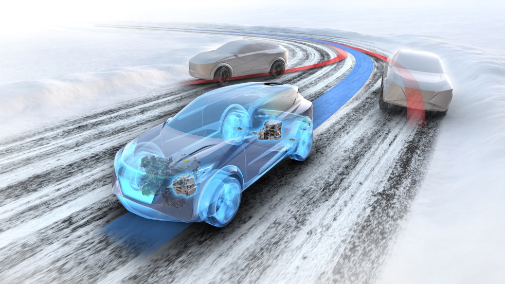 e-POWER with AWD system drawing