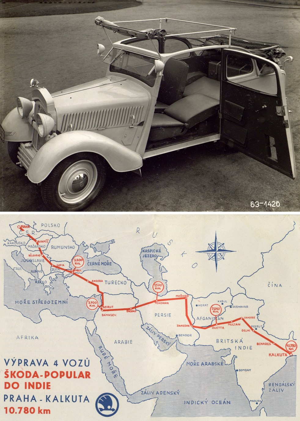SKODA_POPULAR-PRAHA-CALCUTTA