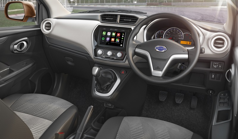 Datsun GO+ with VDC to provide enhanced safety and superior drivability - Interior shot