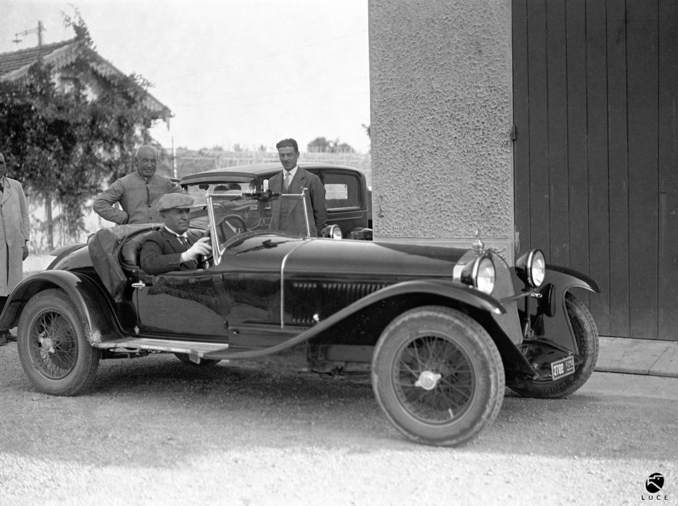 Alfa 6C in Period - CREDIT ARCHIVIO LUCE